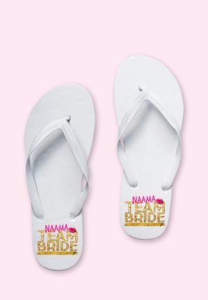 כפכפים למסיבת רווקות דגם זהב